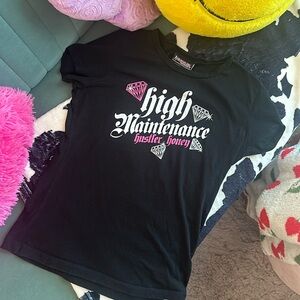 Y2K High Maintenance Hustler Honey Hustler Magazine Graphic Tee